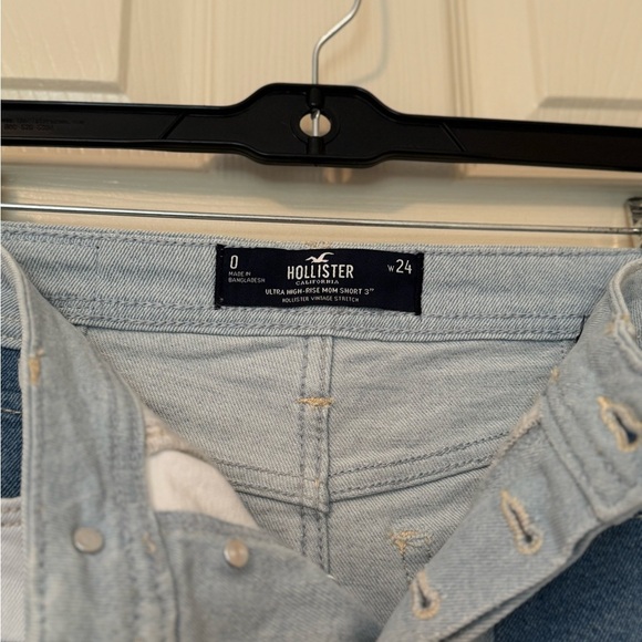 Hollister Y2K Women's Denim Patchwork Shorts - Picture 4 of 9